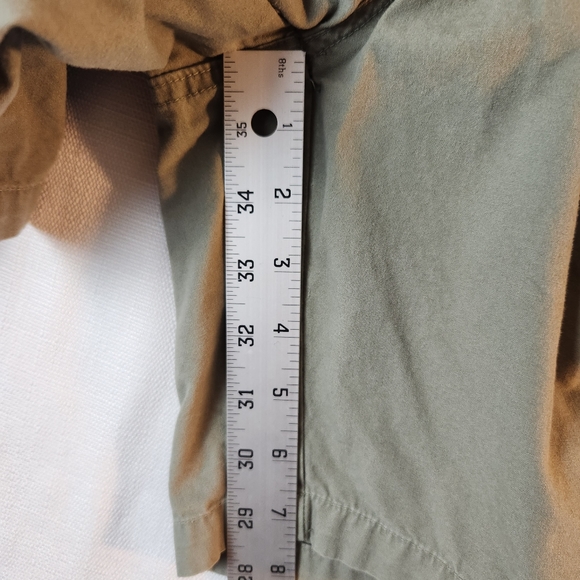 Columbia Mens Olive Green 100% Cotton Cargo Hiking Short Size 34 - Picture 8 of 11